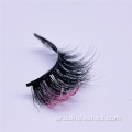 100 ٪ Mink Glitter Lashes Pink Parkle Mink Minkes